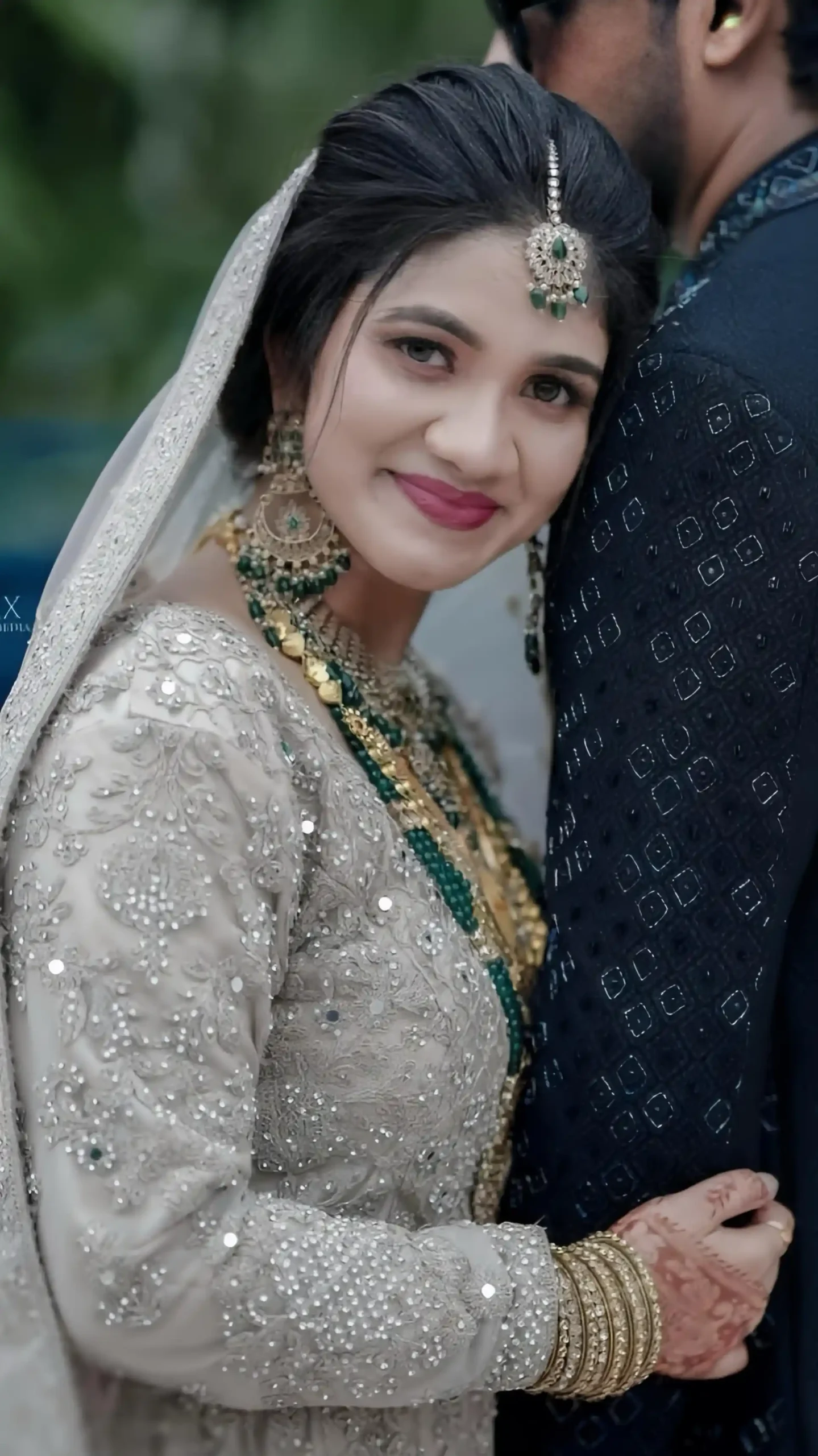 Bride and groom captured beautifully by the Best Wedding Photographer in Malappuram.