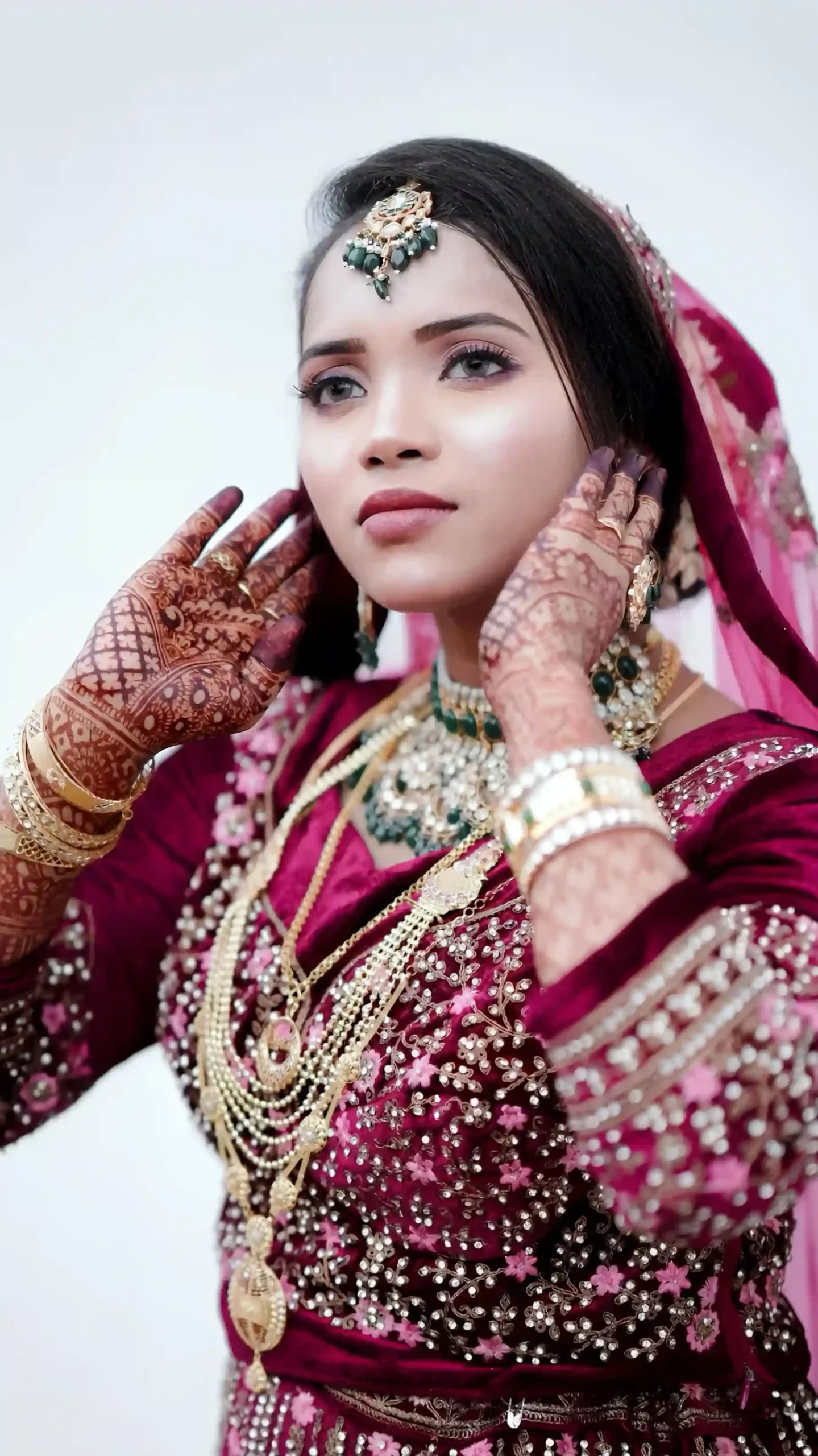 Bold bride portrait showcasing confidence and elegance, captured by the best wedding photographer in Malappuram