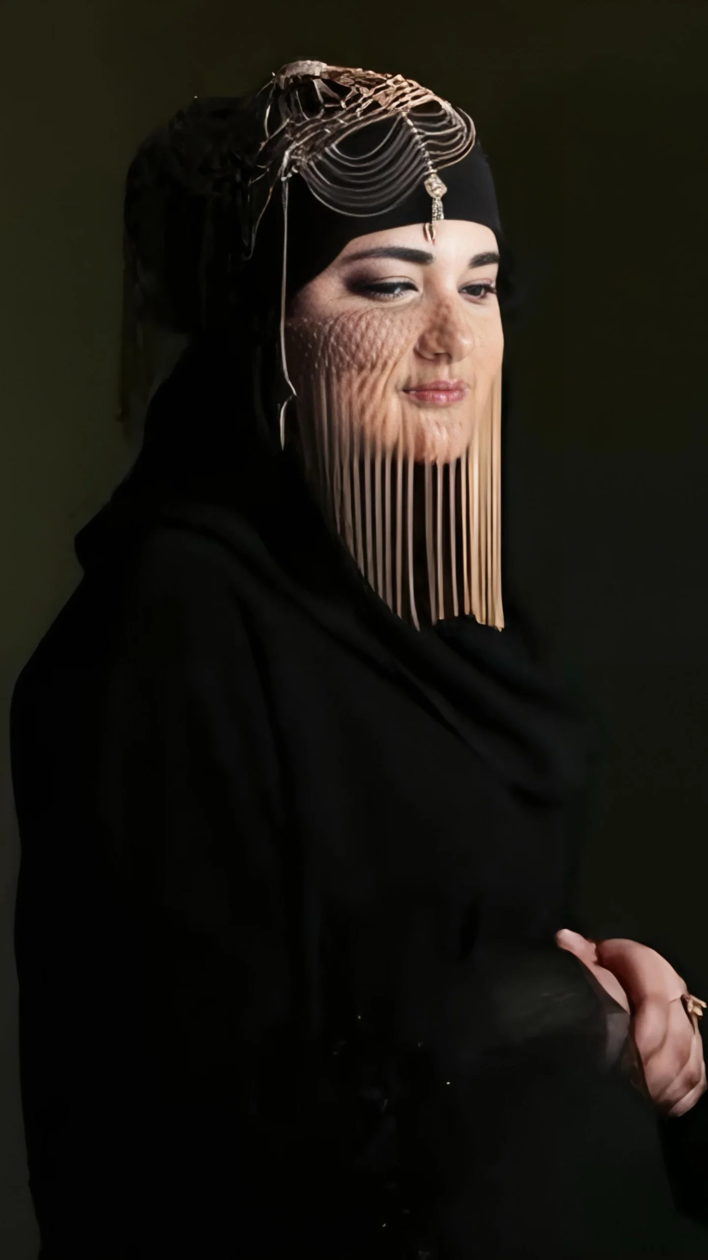 Stunning Arabic night bride look, captured by the best wedding photographer in Malappuram